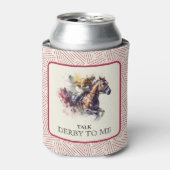 Praat Derby tegen Me Racehorse Red Blikjeskoeler (Blikje Voorkant)