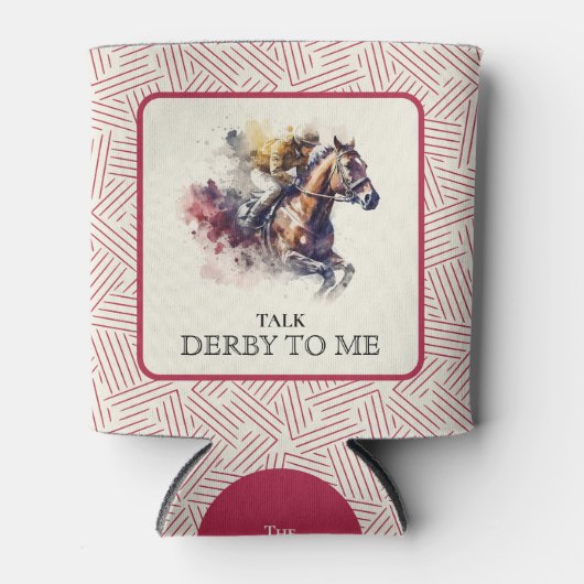 Praat Derby tegen Me Racehorse Red Blikjeskoeler (Voorkant)