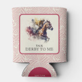 Praat Derby tegen Me Racehorse Red Blikjeskoeler (Achterkant)