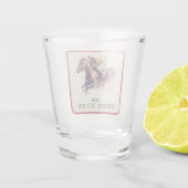 Praat Derby tegen Me Racehorse Red Shot Glas (Achterkant)
