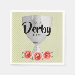 Praat Derby tegen Me Rozen en Polka Dots servetten