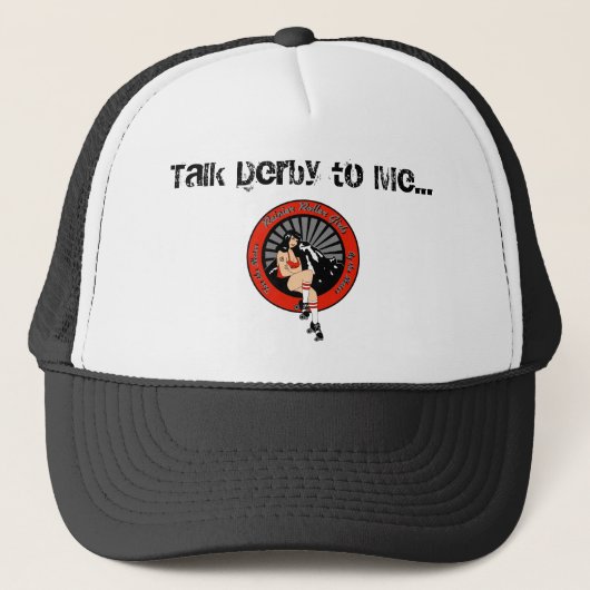 Praat Derby tegen me Trucker Hat Trucker Pet (Voorkant)