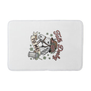 Praat Derby Tegen Mij Paard Mint Julep Vintage Shi Badmat
