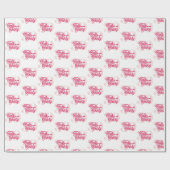 Praat Dertig met me Curvy Groovy 30th Verjaardag Cadeaupapier (Vlak)