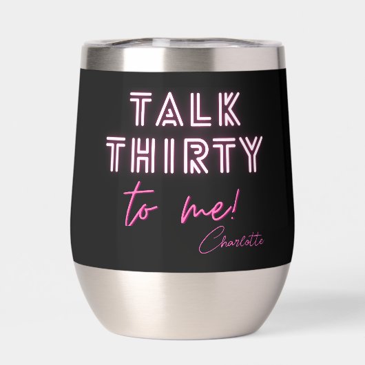 Praat dertig tegen me 30ste verjaardagsfeestje (Achterkant)