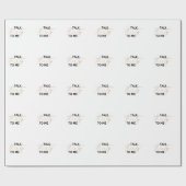 Praat dertig tegen me cadeaupapier (Vlak)