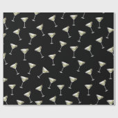 Praat dertig tegen me Dirty Martini 30ste verjaard Cadeaupapier (Vlak)