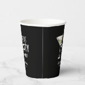 Praat dertig tegen me Dirty Martini 30ste verjaard Papieren Bekers (Rechts)