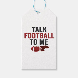 Praat Football tegen me Funny Football Fantasy Her Cadeaulabel