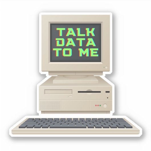 PRAAT GEGEVENS MET ME  COMPUTER STICKER (Voorkant)