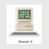 PRAAT GEGEVENS MET ME  COMPUTER STICKER (Vel)