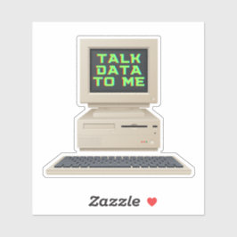 PRAAT GEGEVENS MET ME COMPUTER STICKER