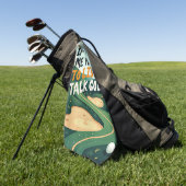 Praat Golf Golfhanddoek (Groen)