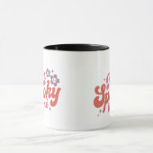 Praat griezelig tegen me White Halloween Mok (Midden)