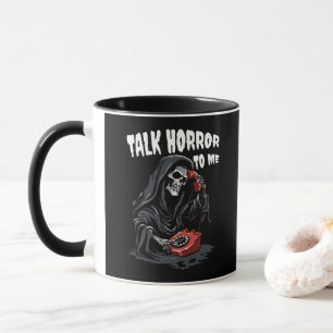 PRAAT HORROR TEGEN ME GRIM REAPER RODE TELEFOON MOK