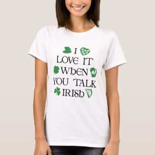 Praat Iers Tegen Me T-shirt