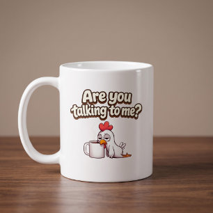 Praat Je Met Mij? Grappige Kip Koffiemok