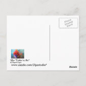 Praat je tegen me? briefkaart (Achterkant)