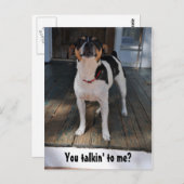 Praat je tegen me? briefkaart (Voorkant / Achterkant)