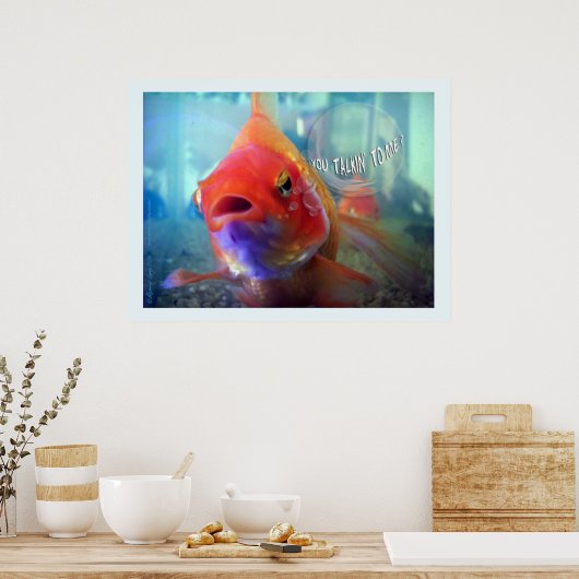 Praat je tegen me? poster (Keuken)