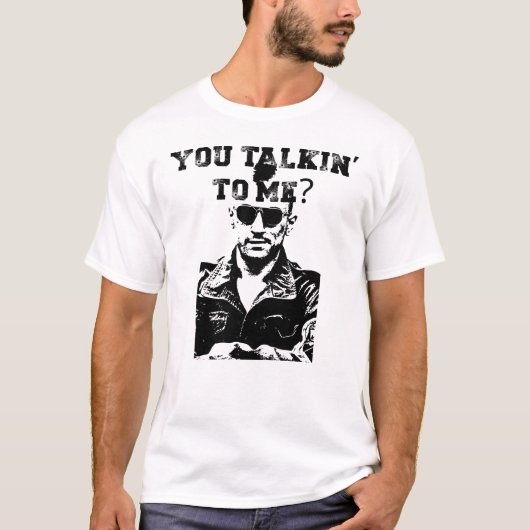 Praat je tegen me? t-shirt (Voorkant)