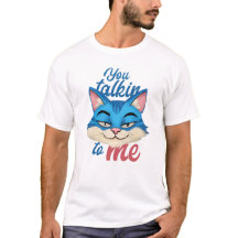 Praat je tegen mij kat – Grappig T-shirt