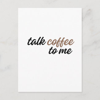 praat koffie met me briefkaart
