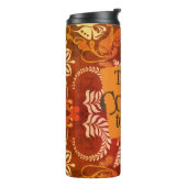Praat koffie met mij! Vintage kunst Thermosbeker (Gedraaid links)