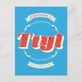 Praat later met je briefkaart (Voorkant)