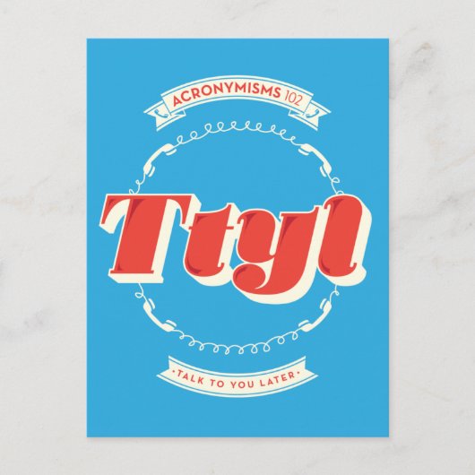 Praat later met je briefkaart (Voorkant)