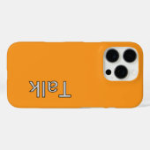 PRAAT LOGO SINAASAPPEL Case-Mate iPhone CASE (Achterkant (horizontaal))