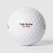Praat met Birdie, Baby - Custom Funny Golfballen (Voorkant)
