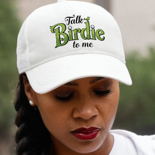 Praat met Birdie tegen mij Funny Golf Trucker Pet