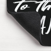 Praat met de bonenkat muismat (Hoek)