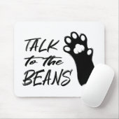 Praat met de bonenkat muismat (Met muis)