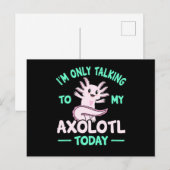 Praat met de eigenaar van het Dierenvriend van Axo Uitnodiging Briefkaart (Voorkant / Achterkant)