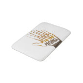 Praat met de hand badmat (Gekanteld)