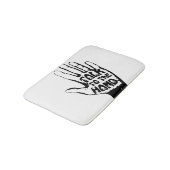 Praat met de hand badmat (Gekanteld)