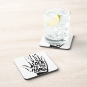 Praat met de hand bier onderzetter (Rechterzijde)