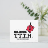 Praat met de hand briefkaart (Staand voorkant)