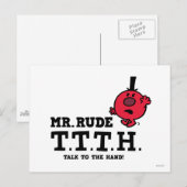 Praat met de hand briefkaart (Voorkant / Achterkant)