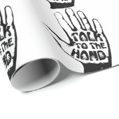 Praat met de hand cadeaupapier (Rol Hoek)