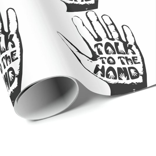 Praat met de hand cadeaupapier (Rol Hoek)