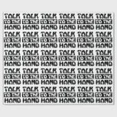 Praat met de hand cadeaupapier (Vlak)