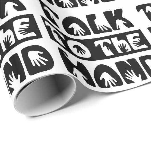 Praat met de hand cadeaupapier (Rol Hoek)