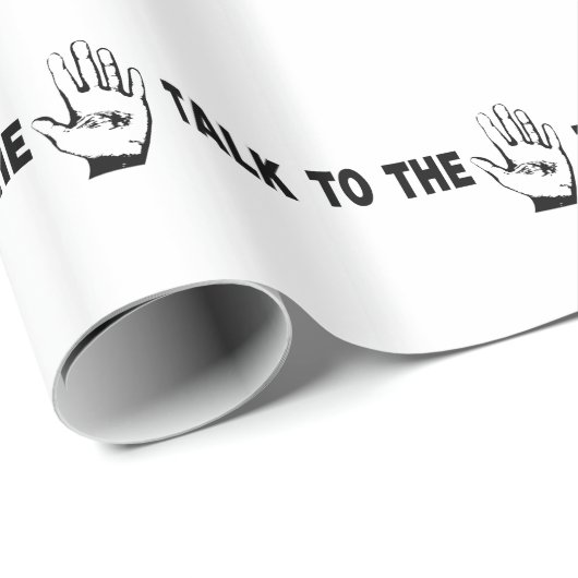 Praat met de hand cadeaupapier (Rol Hoek)