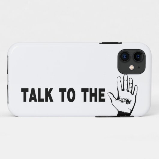 Praat met de hand Case-Mate iPhone case (Achterkant (horizontaal))