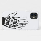 Praat met de hand Case-Mate iPhone case (Achterkant (horizontaal))