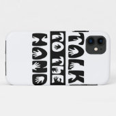 Praat met de hand Case-Mate iPhone case (Achterkant (horizontaal))