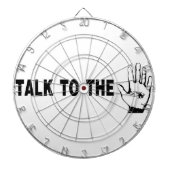 Praat met de hand dartbord (Voorkant)